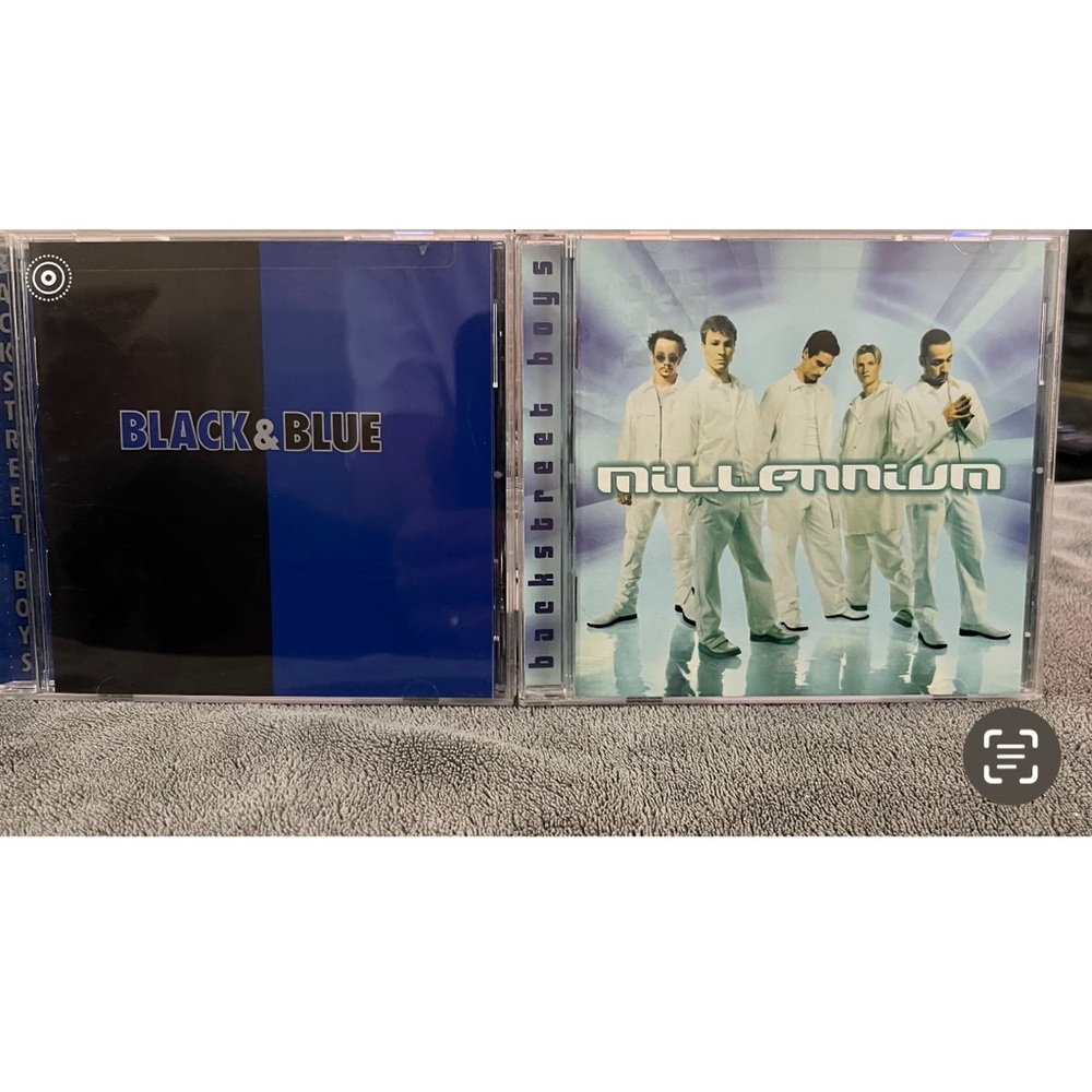 Backstreet Boys Black & Blue and Millennium 2 CD Set Bundle!